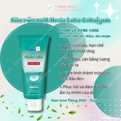 Sữa rửa mặt Hada Labo Gokujyun Nhật Bản