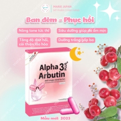 Viên Kích Trắng Da Alpha Arbutin Ngày Đêm Thái Lan  Vỉ 10 viên