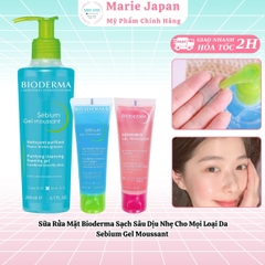 Sữa Rửa Mặt Bioderma Sạch Sâu Dịu Nhẹ Cho Mọi Loại Da Sebium Gel Moussant