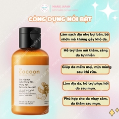 SRM Nghệ Hưng Yên Cocoon Turmeric Cleanser Chai 140ml