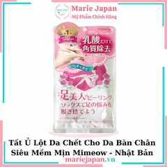 Tất Ủ Lột Da Chết Cho Da Bàn Chân Siêu Mềm Mịn Mimeow - Nhật Bản