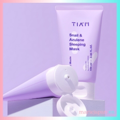 Sữa Rửa Mặt TIAM Snail & Azulene Low Ph Cleanser Dịch Lọc Ốc Sên Làm Dịu Phục Hồi Da Hàn Quốc 200ml - TẶNG KÈM SERUM PHỤC HỒI DA TIAM CAO CẤP 30ML