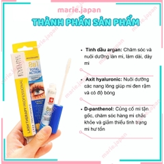 Serum Dưỡng Mi Eveline 8 in 1 Total Action Lash Therapy Cây 10ml