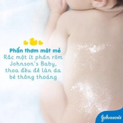 Phấn Rôm Johnsons Baby Powder - XANH ORIGINAL Chai 200g