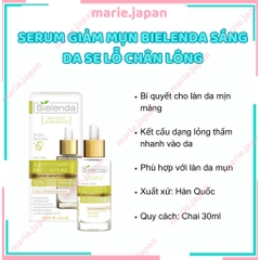 Serum Giảm Mụn Bielenda Sáng Da Se Lỗ Chân Lông Super Power Mezo Serum 30ml