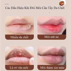 Tẩy Da Chết Môi Heyxi Hương Cà Phê Dưỡng Môi Mềm Mịn Căng Mọng Coffee Lip Scrub 15g