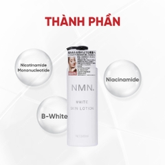 Nước Hoa Hồng NMN Tế Bào Gốc White Skin Lotion Dưỡng Ẩm Sáng Da Chống Lão Hóa Nhật Bản - Chai 500ml