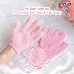 Găng Tay Tắm Mizuki Tẩy Da Chết Đa Năng Tạo Bọt Tiện Dụng 1 Cái