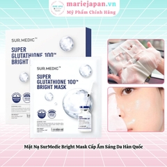 Mặt Nạ SurMedic Super Glutathione 100™ Bright Mask Cấp Ẩm Sáng Da Hàn Quốc