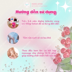 Viên Kích Trắng Da Alpha Arbutin Ngày Đêm Thái Lan  Vỉ 10 viên