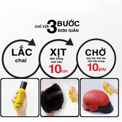 Xịt Khử Mùi Nón Bảo Hiểm Su Star Track - VÀNG UNISEX Chai 75ml