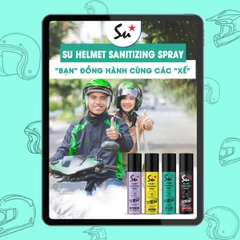 Xịt Khử Mùi Nón Bảo Hiểm Su Star Track - VÀNG UNISEX Chai 75ml