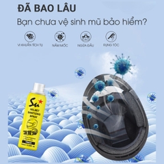 Xịt Khử Mùi Nón Bảo Hiểm Su Star Track - VÀNG UNISEX Chai 75ml