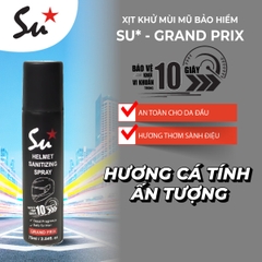 Xịt Khử Mùi Nón Bảo Hiểm Su Star Track - VÀNG UNISEX Chai 75ml