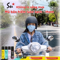 Xịt Khử Mùi Nón Bảo Hiểm Su Star Track - VÀNG UNISEX Chai 75ml