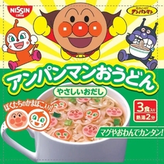 Mì Udon Nissin Anpaman vị hải sản cho bé màu xanh 90g