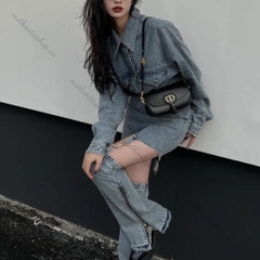 Túi Xách Dior Bobby Bag Bản Remake Hàn Da Bê 22cm