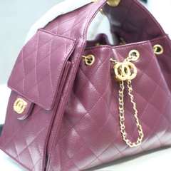 Túi Xách Hobo Chanel 25 Caviar Màu Đỏ