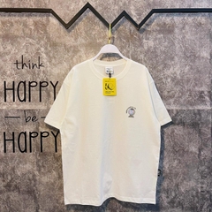 Áo Phông ADLV Smile Logo Lưng Màu Trắng