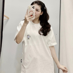 Áo Phông ADLV Smile Logo Lưng Màu Trắng