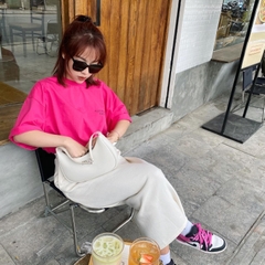 Áo Phông Acmé De La Vie ADLV Basic Logo Màu Hồng