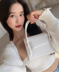 Túi Xách Tay Find Kapoor Marty Bag Crinkled Da Trơn Màu Trắng