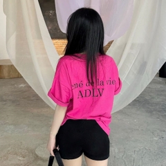 Áo Phông Acmé De La Vie ADLV Basic Logo Màu Hồng