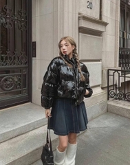 Áo Phao Béo Hàn ss2023 Nhìu Màu Bản Trơn Lưng