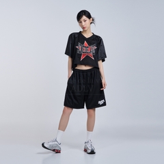 Áo Croptop ADLV Star Màu Đen