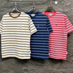 Áo Phông Whoau kẻ Unisex