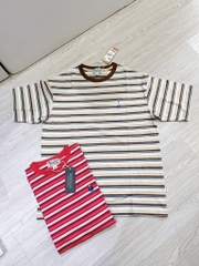 Áo Phông Whoau kẻ Unisex