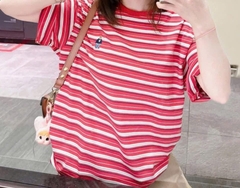 Áo Phông Whoau kẻ Unisex