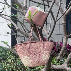 Túi Loewe Đan Cói Màu Hồng 26cm