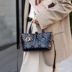 Túi Xách Dior Medium Toujours Remake Hàn Màu Đen