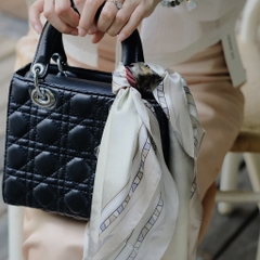 Túi Xách Lady Dior Handbag Da Bê Bản Remake Korea Size 20cm