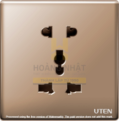 Bộ Ổ cắm 2 chấu + 3 chấu Z9 Uten