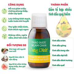 Thảo dược Ngâm chân Cung Đình - (100ml)