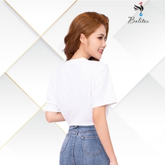 Áo T-shirt trắng trơn nữ TS01-48