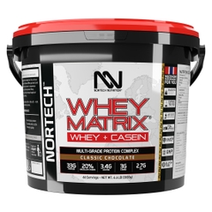 Nortech Whey Protein Matrix 4Kg (66 lần dùng)