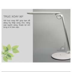 Đèn bàn học Tiross TS1806W trắng 8w