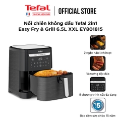 Nồi chiên không dầu Tefal 2in1 Easy Fry & Grill 6.5L XXL EY801815