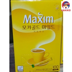 Cà Phê Hoà Tan Maxim Gold Mild Hàn Quốc Hộp 100 Gói X 12G 모카골드 커피믹스