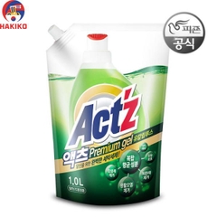 Nước giặt Actz  hương bạch đàn túi 1 lít Hàn Quốc액츠 프리미엄 젤 유칼립투스