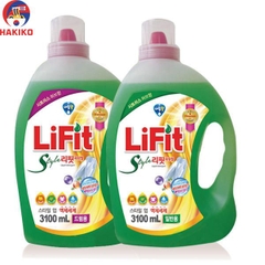 Nước giặt quần áo Bubble Wick Lipit can 3100ml Hàn Quốc 리핏 파워젤