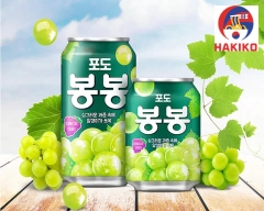 Nước Nho Xanh Bonbon Hàn Quốc Lon 238Ml 포도 봉봉