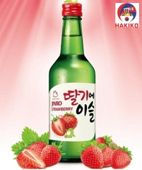 Rượu Soju Dâu Tây Jinro Hàn Quốc 360Ml 소주