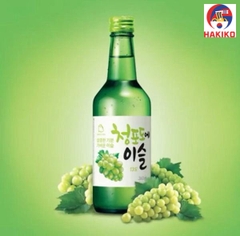 Rượu Soju Jinro Nho Xanh Hàn Quốc 360Ml  진로 청포도에이슬
