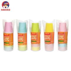 Set 30 Cốc Giấy Màu Sắc Dung Tích 205Ml Nhật Bản