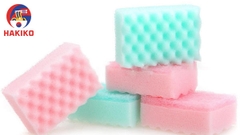 Set 5 Miếng Xốp Rửa Bát Hình Răng Cưa Nhật Bản