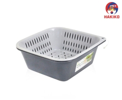 Set Chậu Rổ Hình Vuông 1,3L Nhật Bản